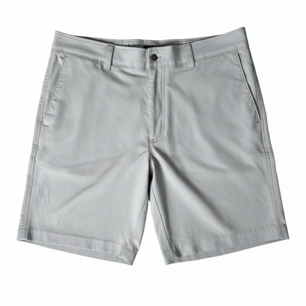 Callaway Mens Golf Shorts Size 36 Light Grey Performance Stretch Flat Front